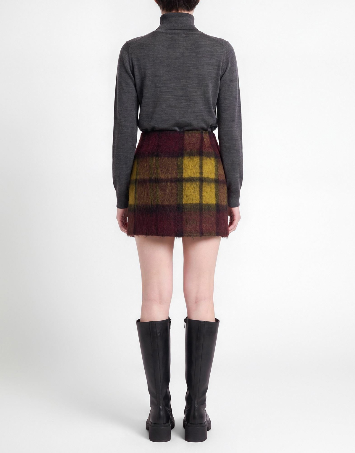 Roberto Collina Womens Mini skirt Burgundy