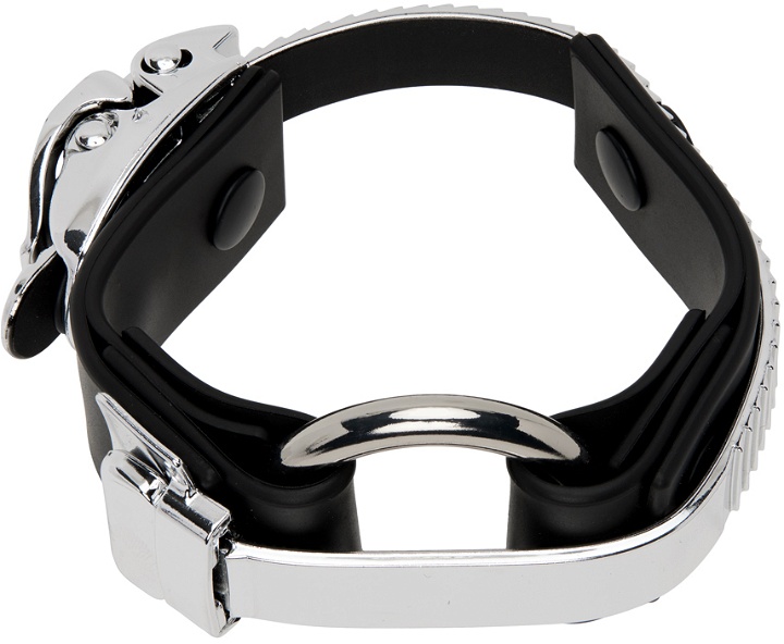 Photo: Innerraum Silver & Black Matte Ring Bracelet