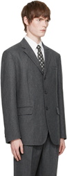 ANOTHER ASPECT Gray Another 1.0 Suit Blazer