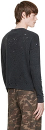 Satisfy Gray MothTech Waffle Long T-shirt