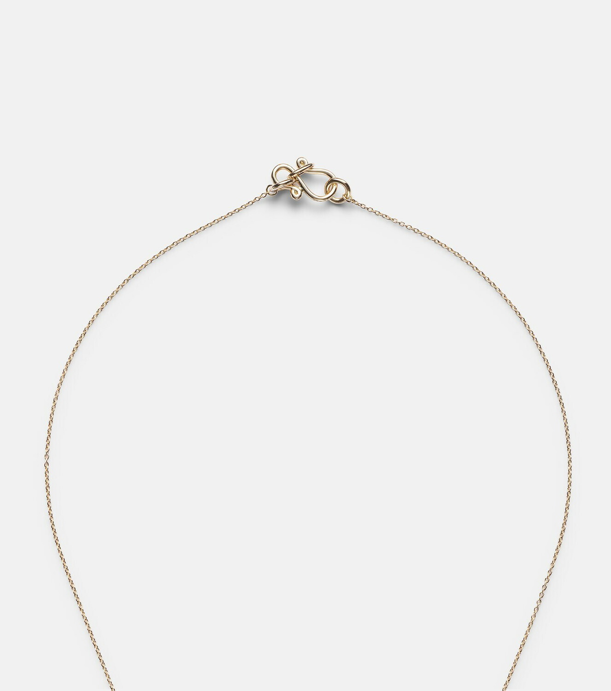 Sophie Bille Brahe Cosmos Simple 18kt gold pendant necklace with diamonds