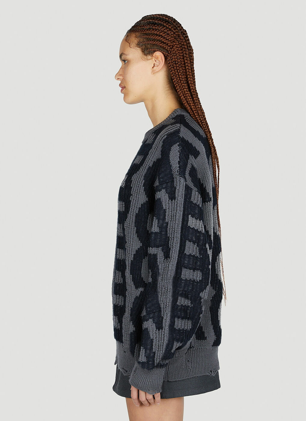 Women's Distressed Monogram Sweater by Marc Jacobs