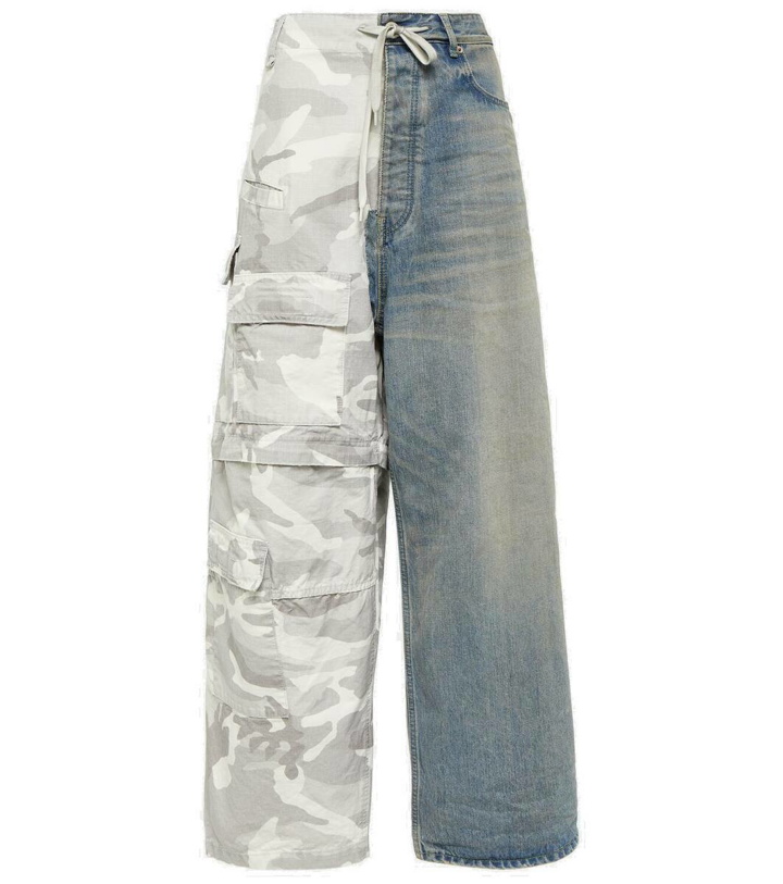 Photo: Balenciaga Cotton ripstop and denim cargo pants