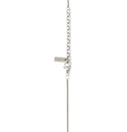 SAINT LAURENT - Silver-Tone and Wood Necklace - Silver