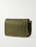 SAINT LAURENT - Niki Small Logo-Embellished Leather-Trimmed Shell Messenger Bag
