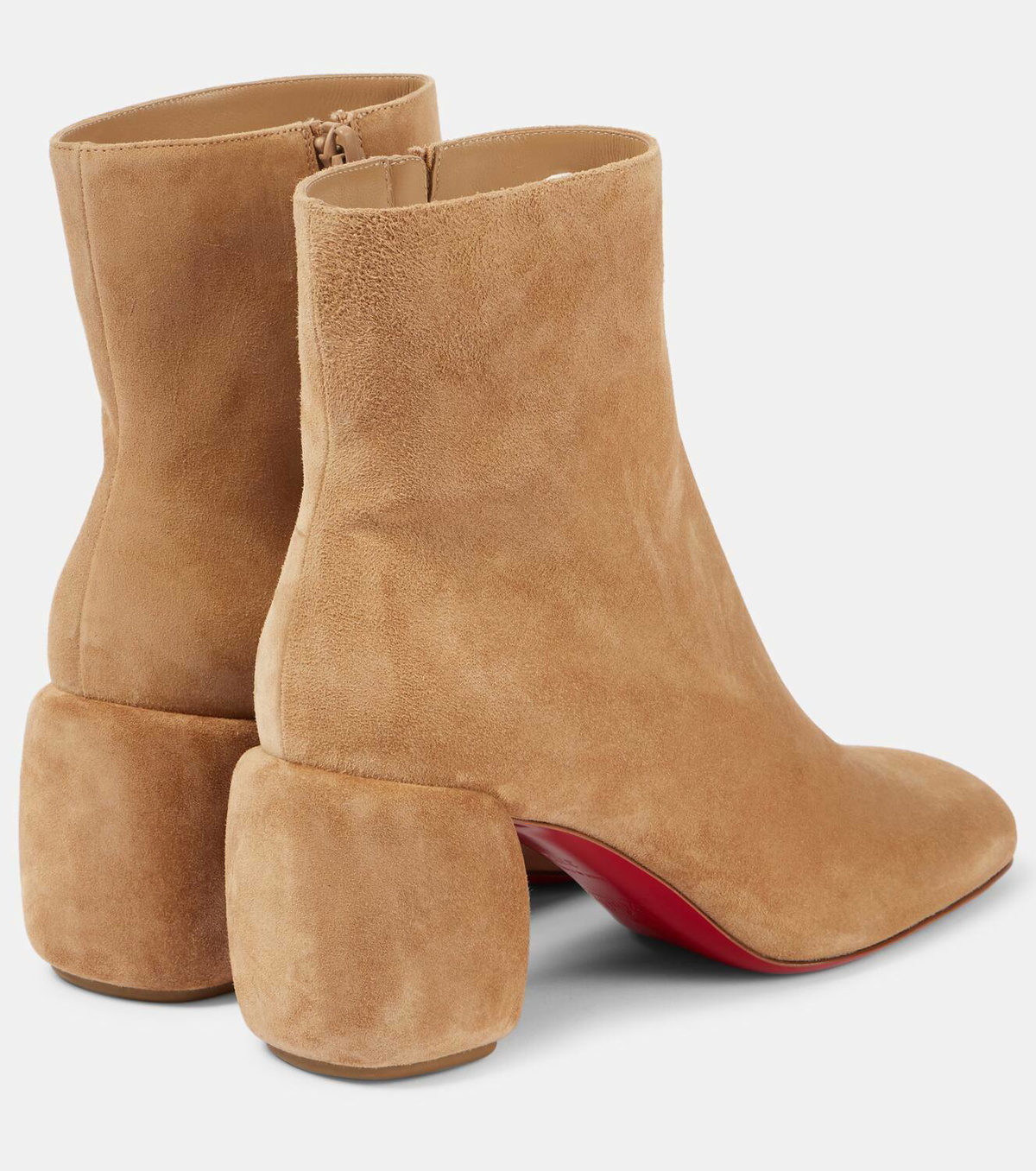 Christian Louboutin◆Minny Booty 70 suede ankle boots Christian Louboutin Minny Booty 70 suede ankle boots