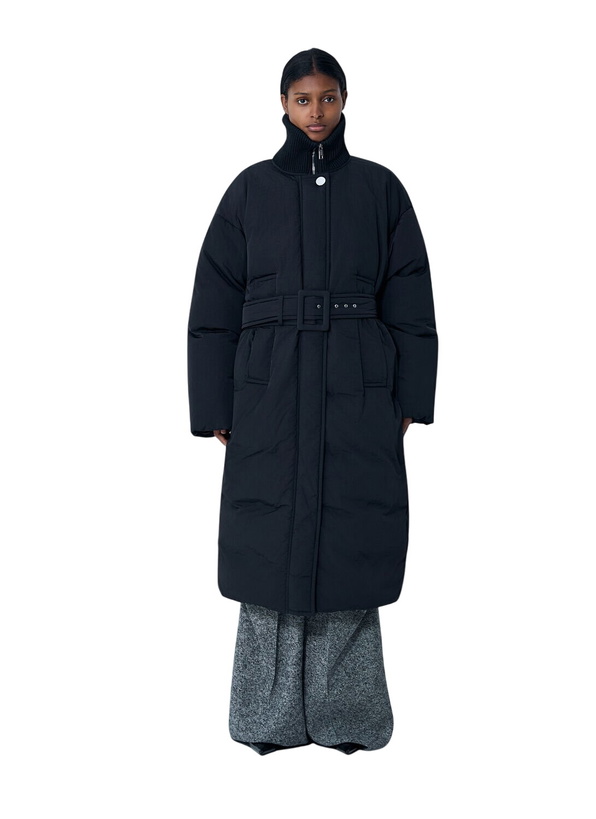 Photo: Sportmax Belted Quilted Coat