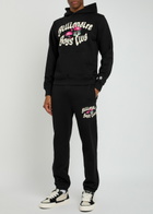 Billionaire Boys Club Flamingo Logo-printed Cotton Sweatpants Black