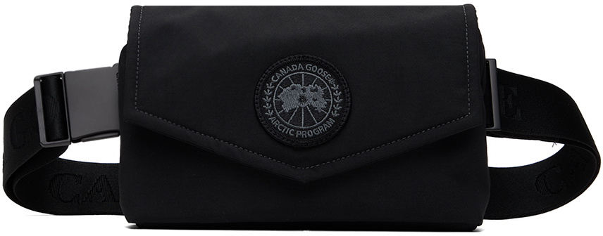 Canada Goose Black Mini Waist Pack Pouch
