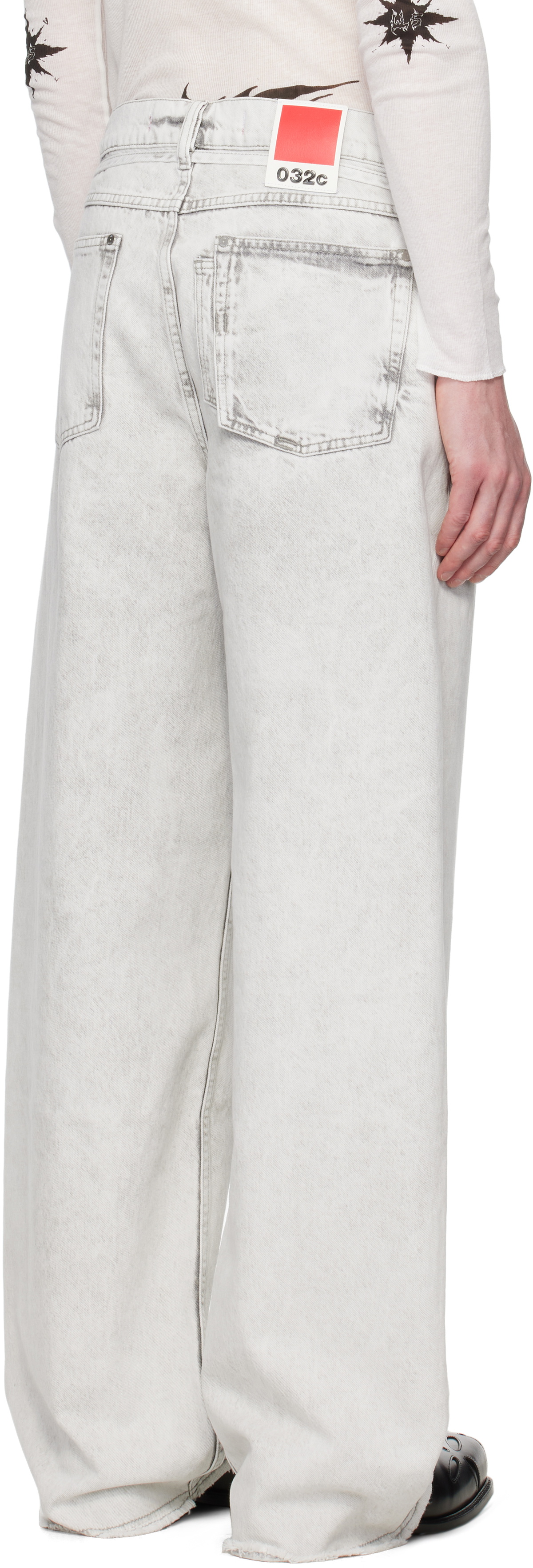 Comfort embracement◆トップス/FREE/ウール/GRY/22FW-C-2203K 032c Gray Down To Earth Wide Leg Jeans 032c