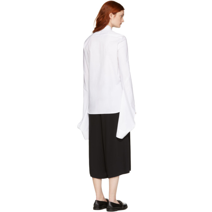 Neil Barrett White Spiral Shirt