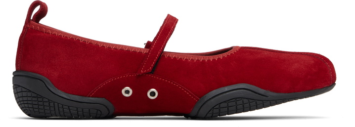 Photo: Nicole Saldaña Red Sophie Ballerina Flats