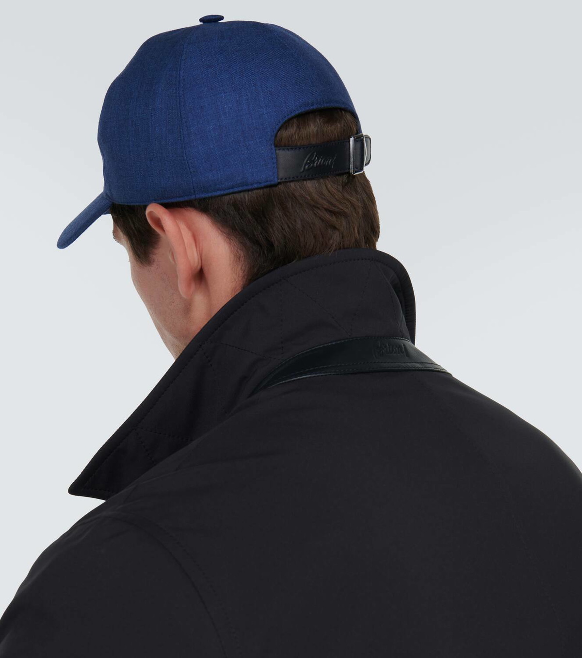 Brioni Silk, cashmere, and linen baseball cap