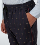 Gucci - GG wool drawstring pants