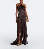 Alex Perry Halterneck silk gown