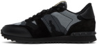 Valentino Garavani Black Rockrunner Sneakers