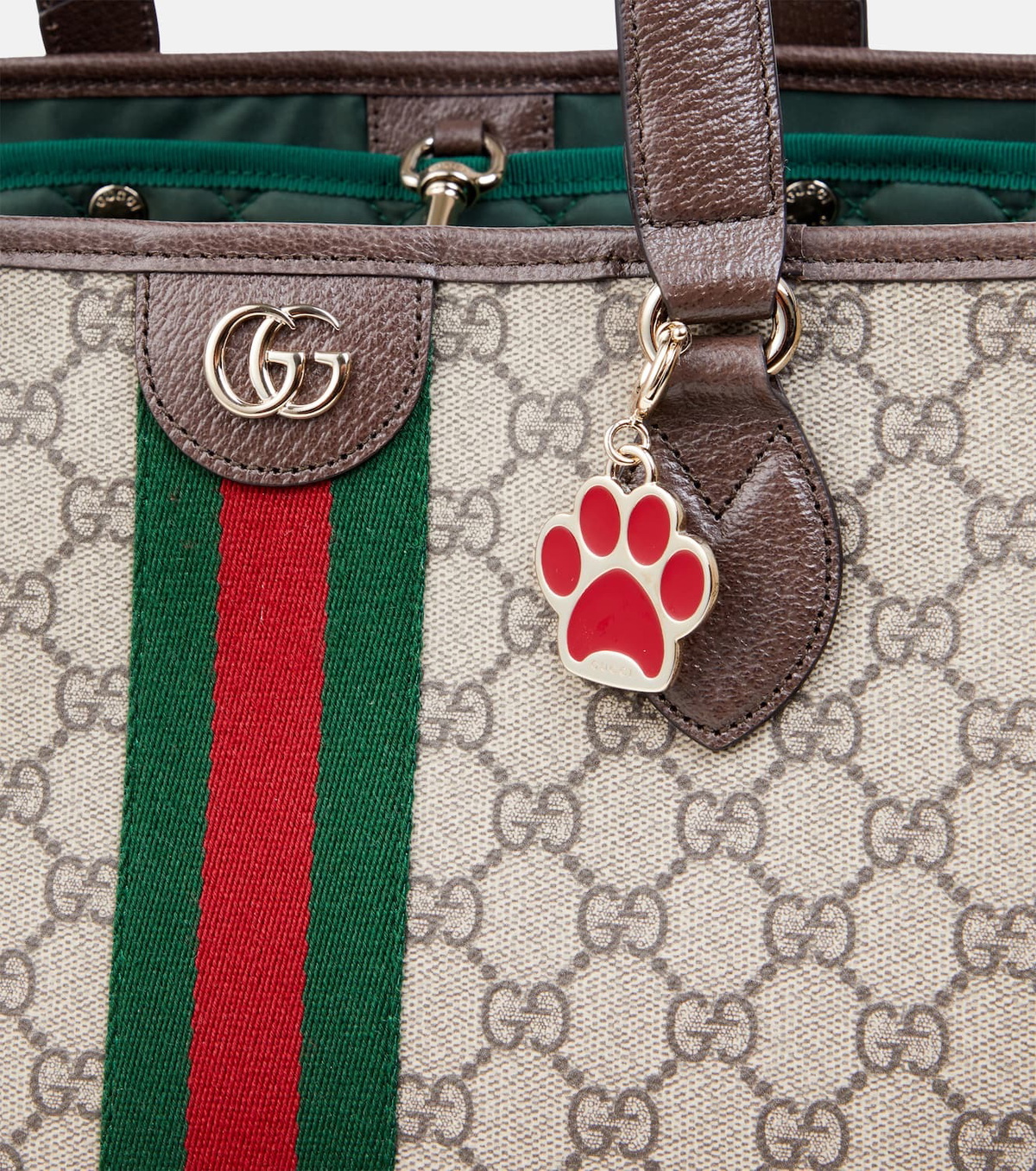 Gucci GG Web Stripe pet tote bag