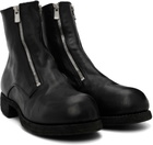 Guidi Black GR07FZ Zip Up Boots