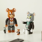 Medicom BE@RBRICK Tom & Jerry in Hogwarts House Robes 100% & in Multi 