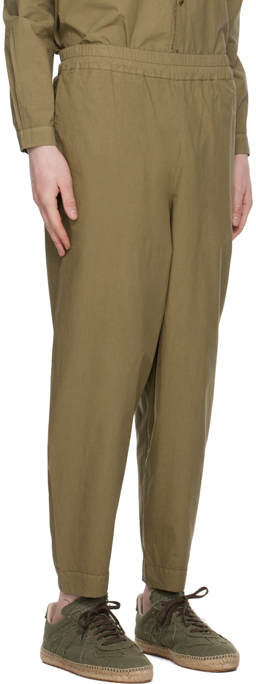 Toogood Khaki 'The Acrobat' Trousers Toogood