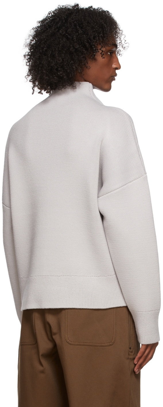 Jacquemus Grey La Maille Jannu Turtleneck Jacquemus