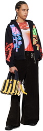 Charles Jeffrey LOVERBOY Navy & Yellow Bucket Tote