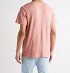 RAG & BONE - Classic Flame Slub Cotton-Jersey T-Shirt - Pink