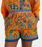 Etro Paisley high-rise shorts