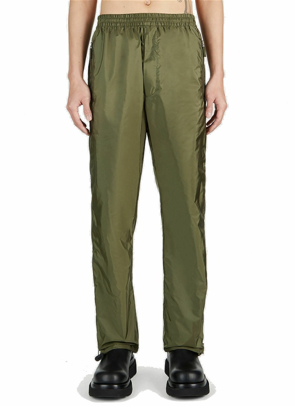 Photo: Prada - Re-Nylon Side Zip Pants in Green