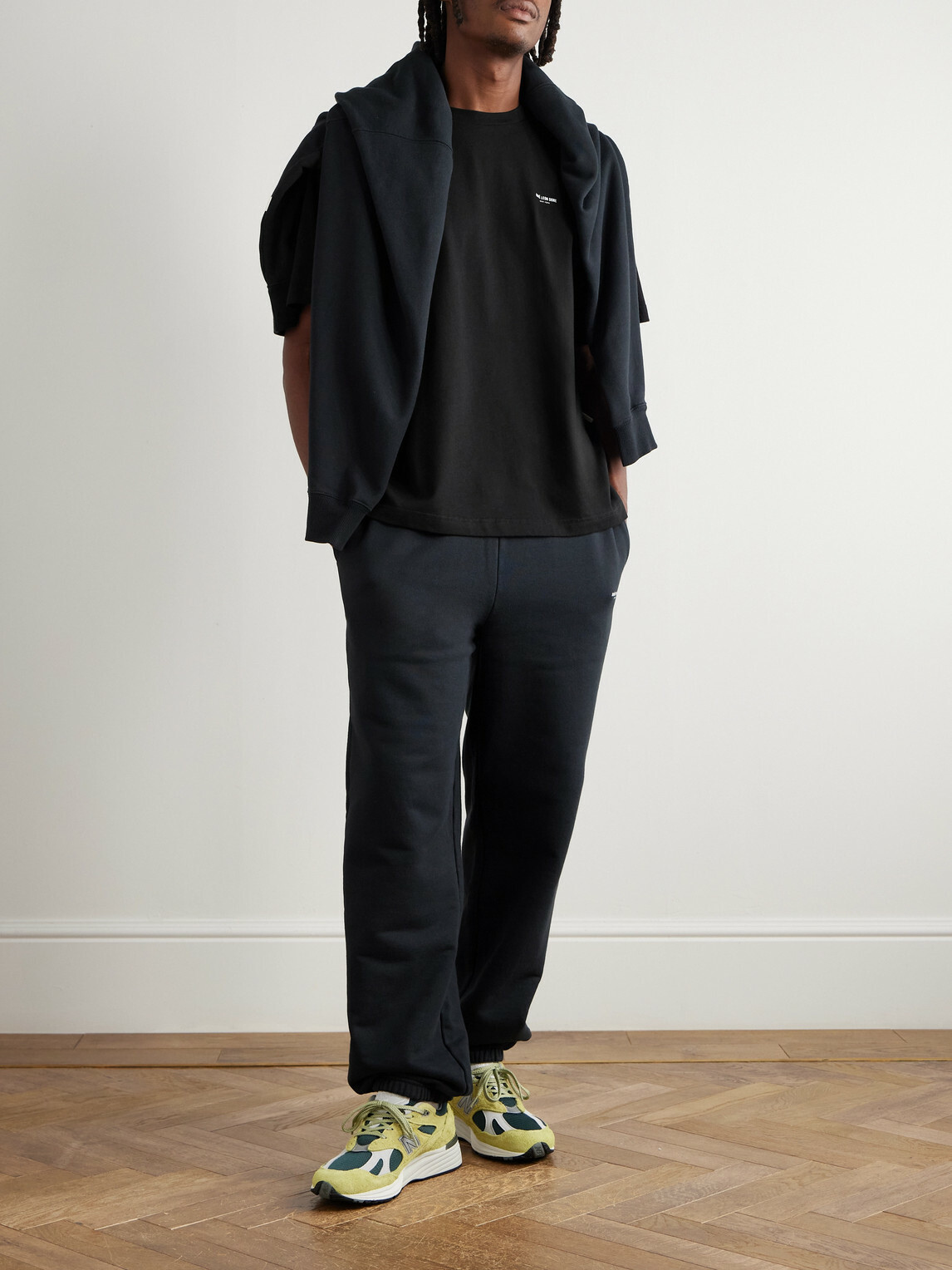 Aimé Leon Dore - Logo-Print Cotton-Jersey T-Shirt - Black