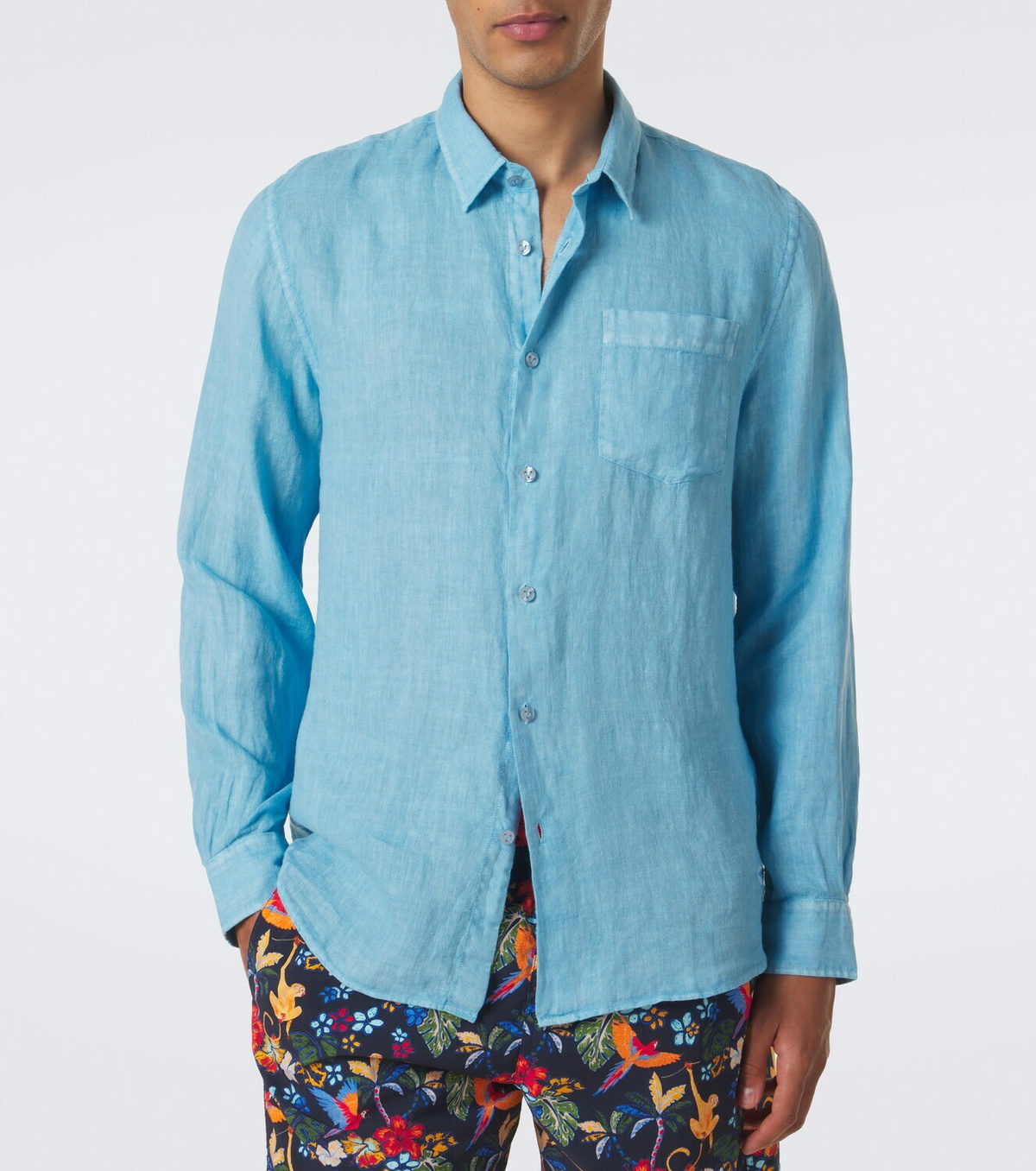 Vilebrequin Caroubis linen shirt