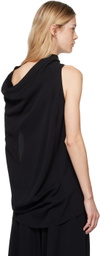 The Row Black Aria Tank Top