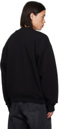 Off-White Black Off Stamp Skate Crewneck Sweatshirt