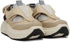 Suicoke Beige & Gray TRED Sneakers