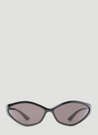Balenciaga - 0285S 90s Oval Sunglasses in Black