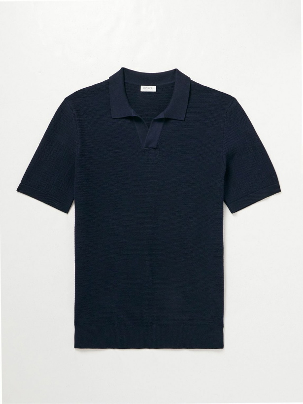 Photo: Sunspel - Cotton Polo Shirt - Blue