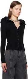 Y/Project Black Necklace Cardigan