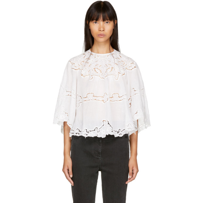 Isabel Marant White Marlo Blouse Isabel Marant