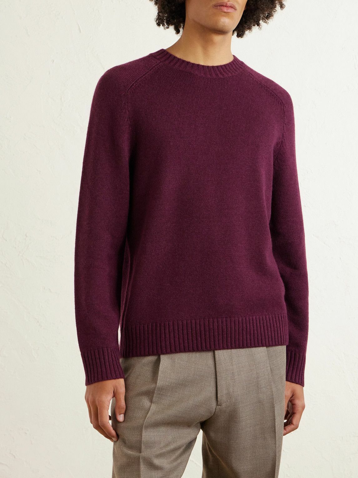 Gabriela Hearst - Francesco Cashmere Sweater - Burgundy