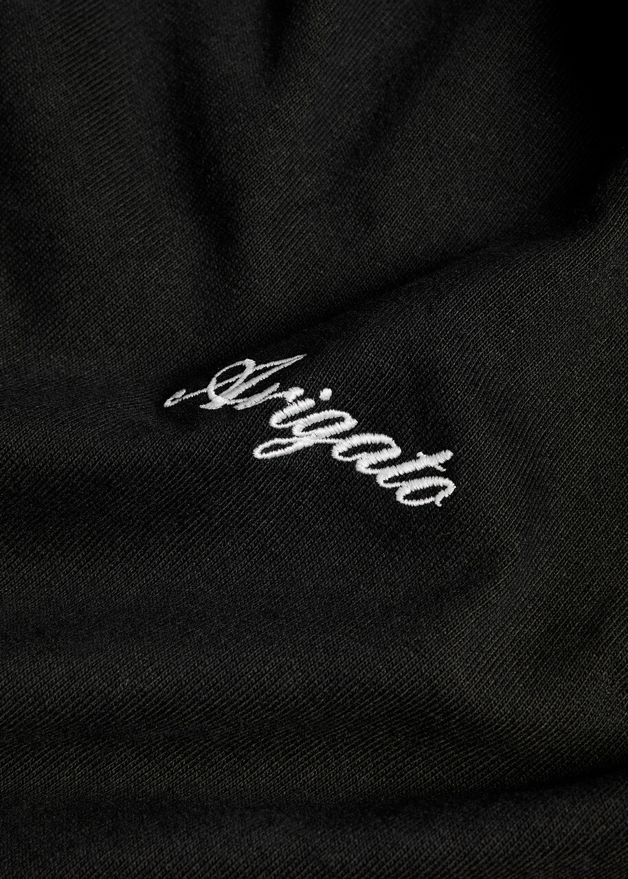 Axel Arigato Honor Logo-embroidered Cotton T-shirt Black