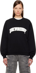 032c Black One Dollar Bill Sweater