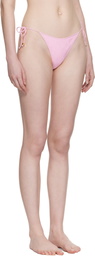 JACQUEMUS Pink 'The Triangle' Bikini Bottoms