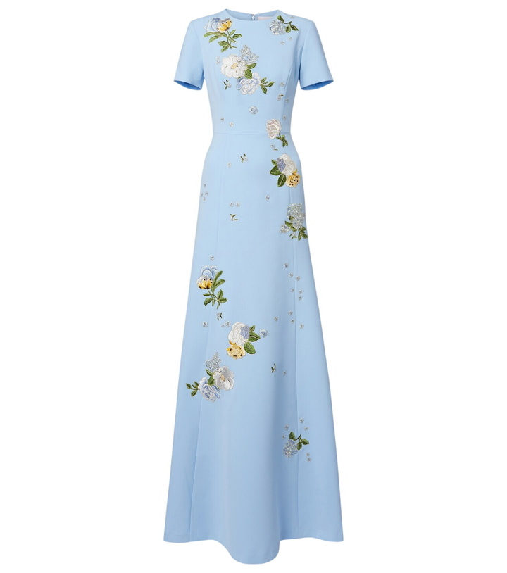 Photo: Carolina Herrera Floral embroidered gown