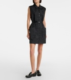 Prada Re-Nylon belted zip-up minidress