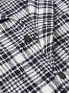 ZEGNA x The Elder Statesman - Checked Wool and Cashmere-Blend Shirt - Blue