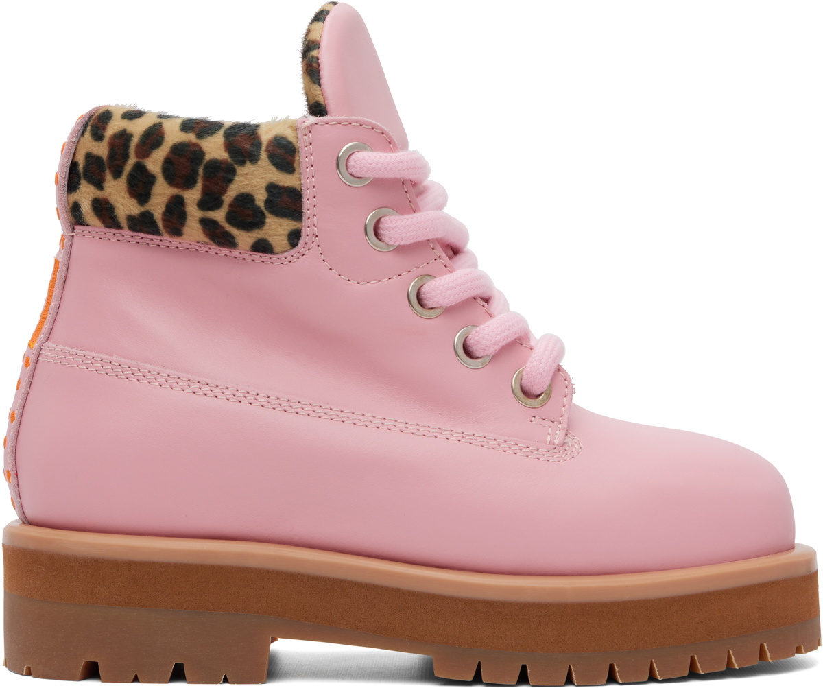PDF Pink Strada Low Cheetah Boots