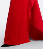 Carolina Herrera Bow-detail bustier gown
