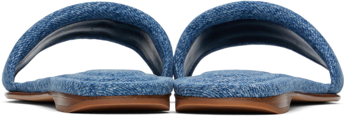 Alexander Wang Blue Vy Pool Slides
