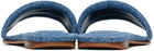 Alexander Wang Blue Vy Pool Slides