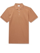 Handvaerk - Pima Cotton-Piqué Polo Shirt - Brown